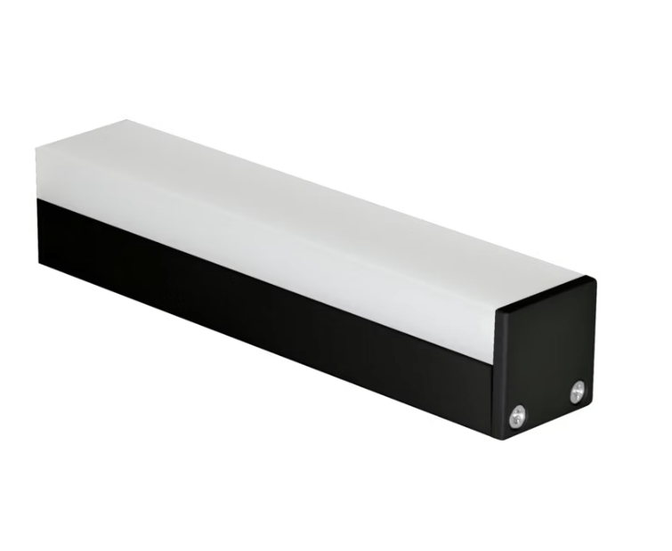 LED - Profiili Saas Highline Strip Rail 19x19 Musta 2500 mm - KarelianStore