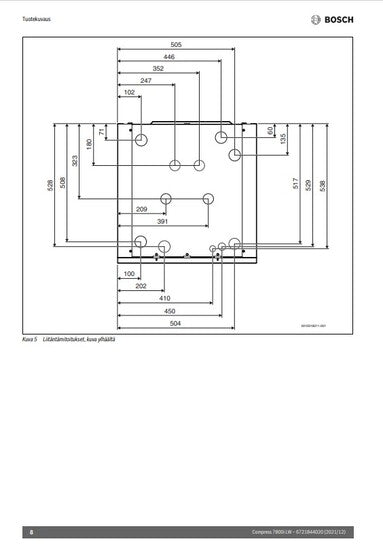 Maalämpöpumppu BOSCH COMPRESS CS7800iLW 12 M - KarelianStore