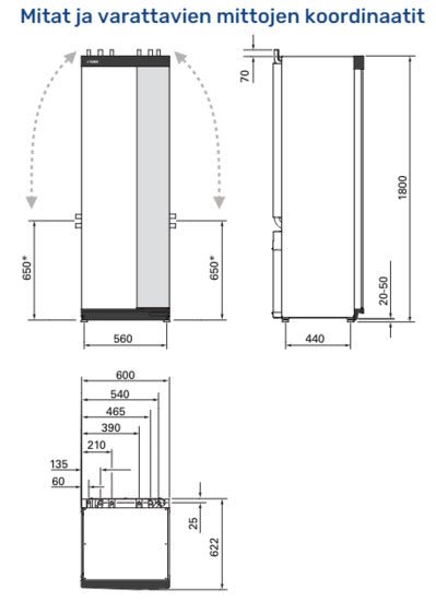 Maalämpöpumppu NIBE S1255 - 16R INVERTTERI MLP 4 - 16 - KarelianStore