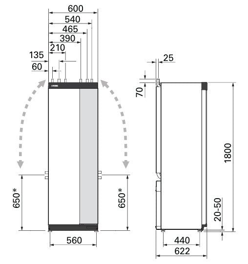 Maalämpöpumppu NIBE S1256 - 13 käyttövesivaraajalla - KarelianStore