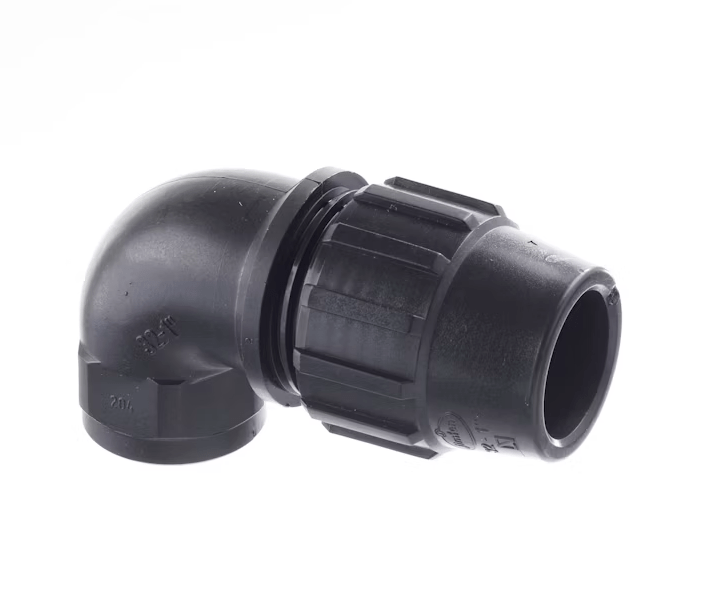 Muoviputken liitin Opal 1x32 SK Kulma - KarelianStore