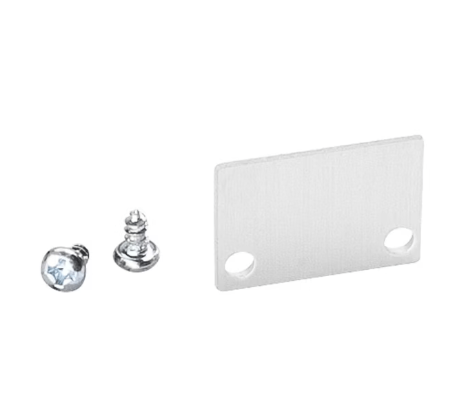 Päätypalat Hide - a - Lite U - profiiliin Matala Alumiini 2 kpl - KarelianStore