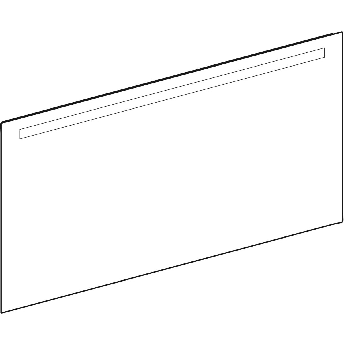 Peili Geberit Option Basic Square 1400x700x32 mm Alumiini - KarelianStore