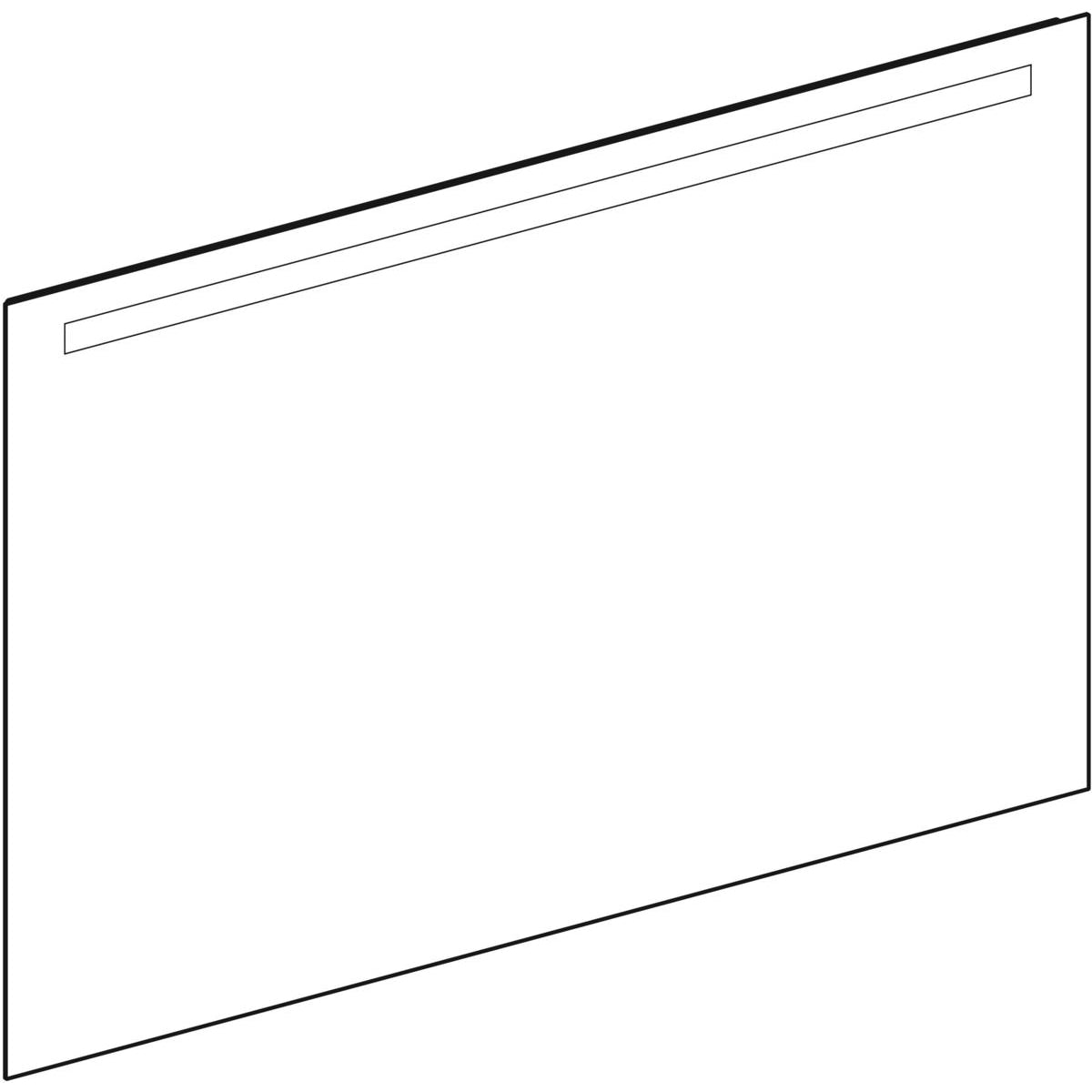 Peili Geberit Option Basic Square 1400x900x32 mm Alumiini - KarelianStore