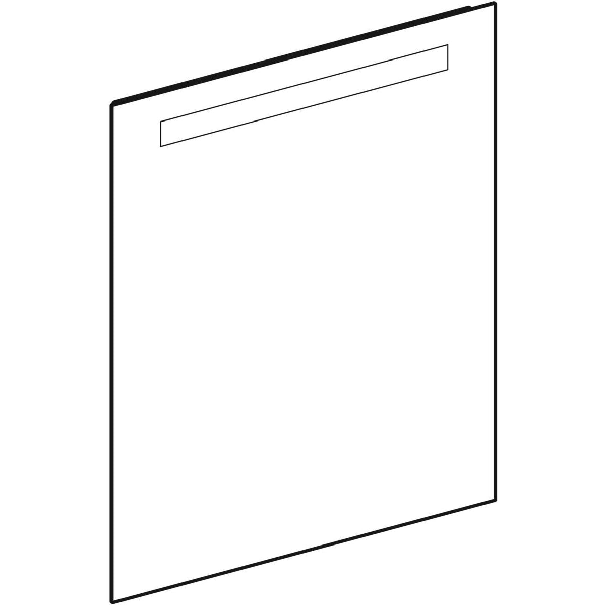 Peili Geberit Option Basic Square 600x700x32 mm Alumiini - KarelianStore