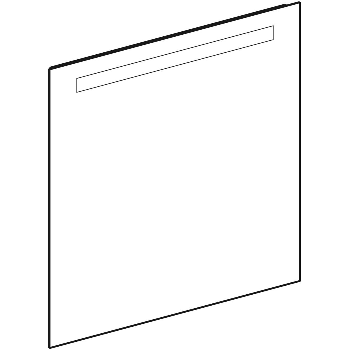 Peili Geberit Option Basic Square 700x700x32 mm Alumiini - KarelianStore