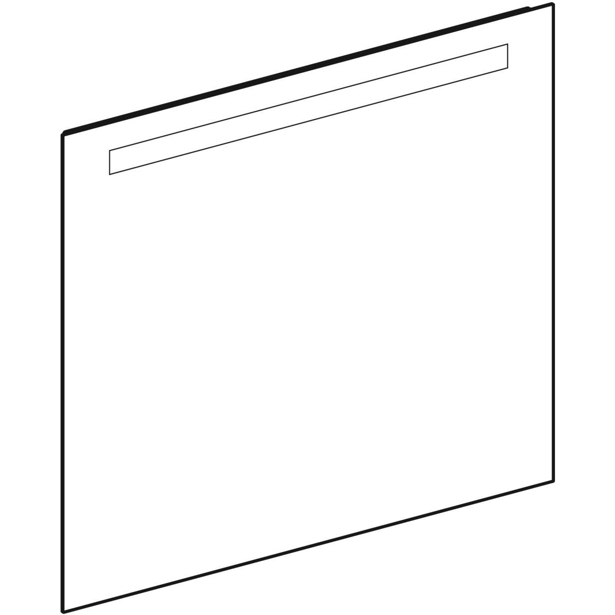 Peili Geberit Option Basic Square 800x700x32 mm Alumiini - KarelianStore