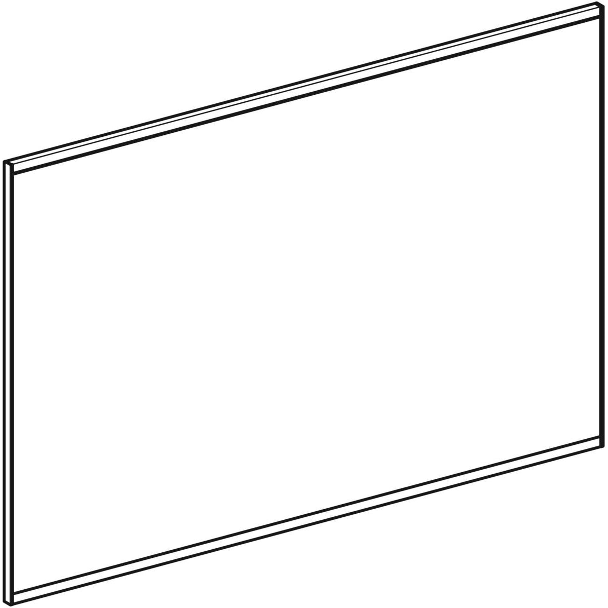 Peili Geberit Option Plus Square 1050x700x32 mm Musta matta - KarelianStore