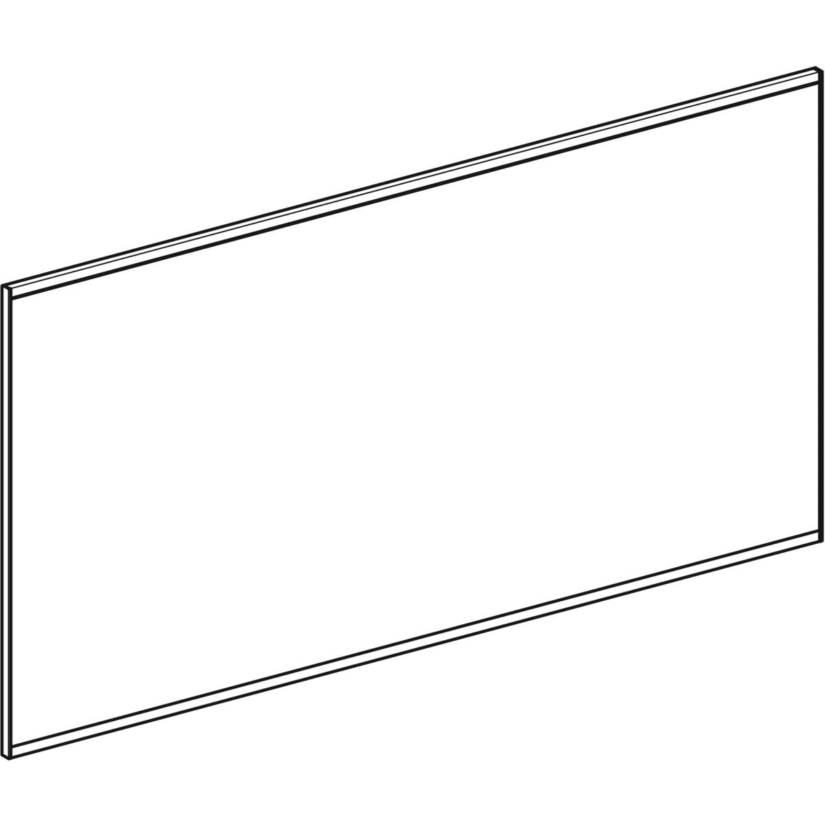 Peili Geberit Option Plus Square 1350x700x32 mm Musta matta - KarelianStore