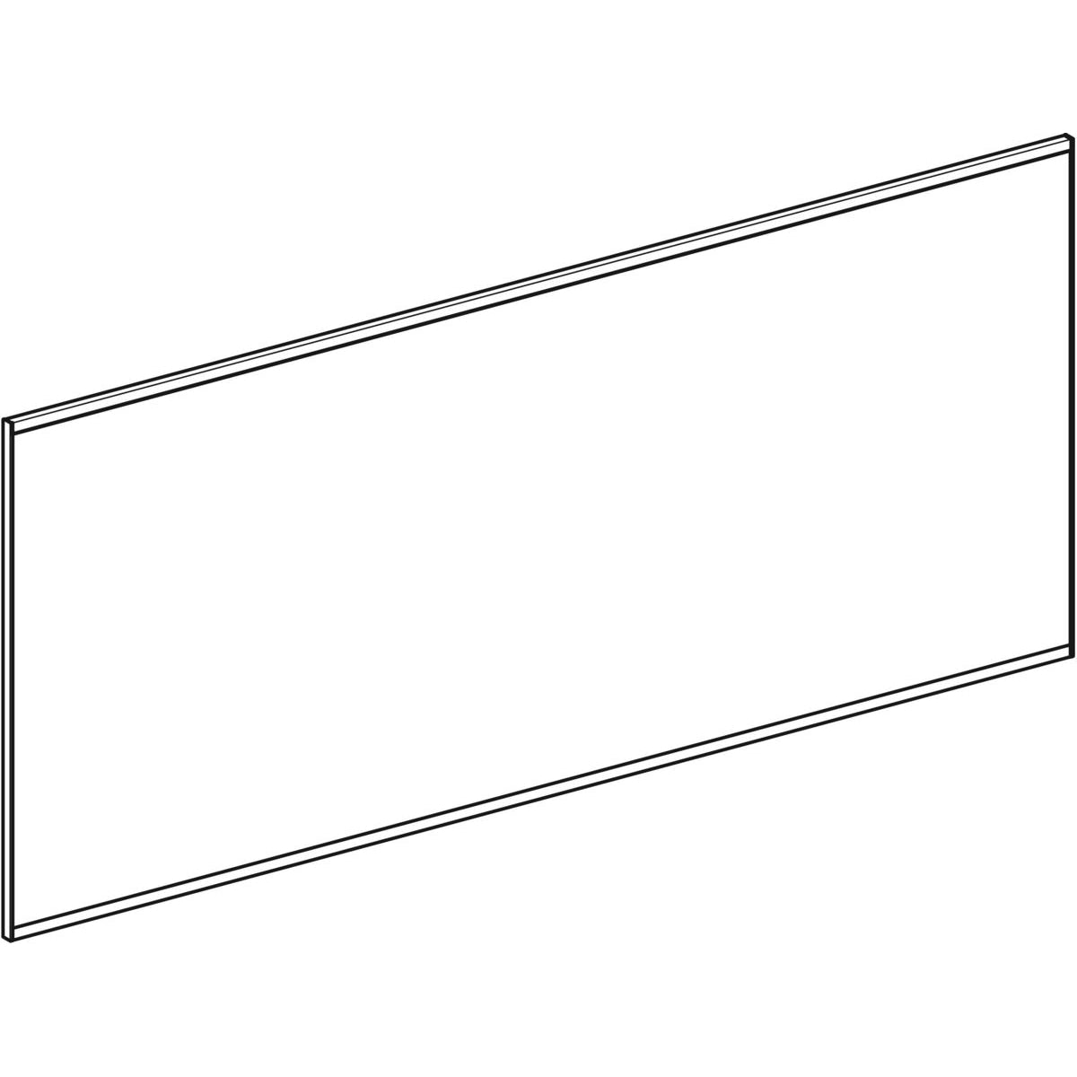 Peili Geberit Option Plus Square 1600x700x32 mm Alumiini - KarelianStore