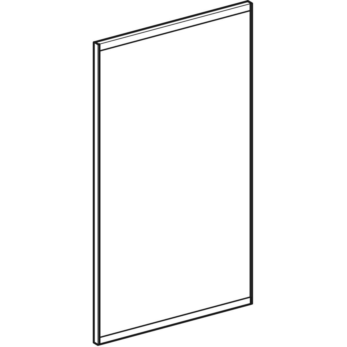 Peili Geberit Option Plus Square 400x700x32 mm Musta matta - KarelianStore
