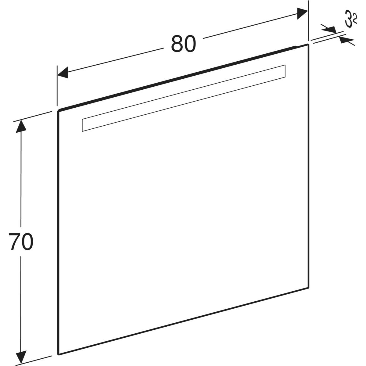 Peili IDO Reflect 800x700 mm - KarelianStore