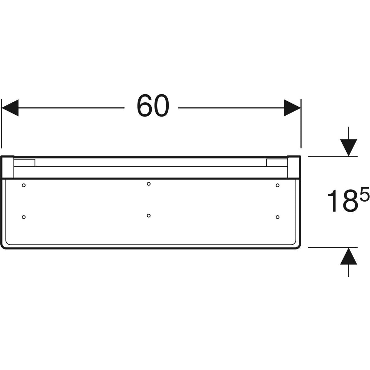 Peilikaappi IDO Glow 600 Valkoinen Oikea - KarelianStore