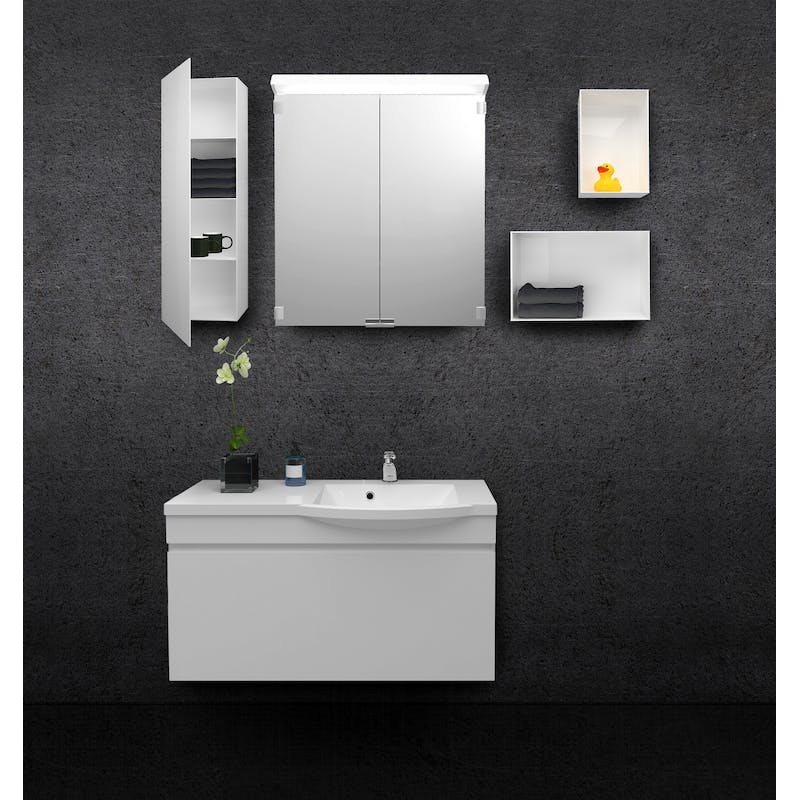 Peilikaappi Polaria Lumena 550 Oikea LED - valaisimella - KarelianStore