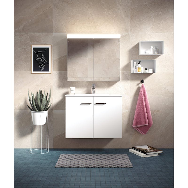 Peilikaappi Polaria Lumena 600 Vasen VVS LED - valaisimella - KarelianStore