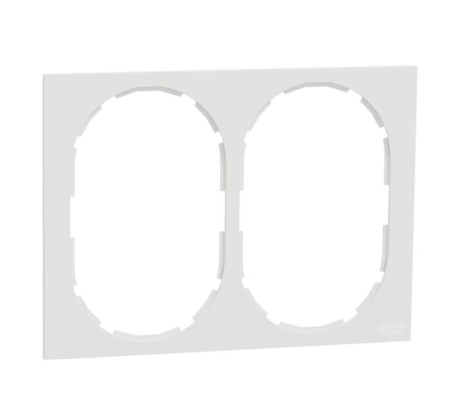 Peitelevy ELKO One 2 - Kehys 2 - pistorasialle Valkoinen - KarelianStore