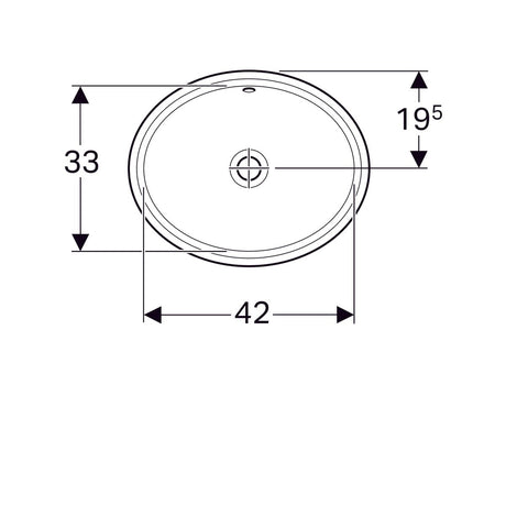 Pesuallas Geberit Variform 495x420x180 mm Tason Alle - KarelianStore