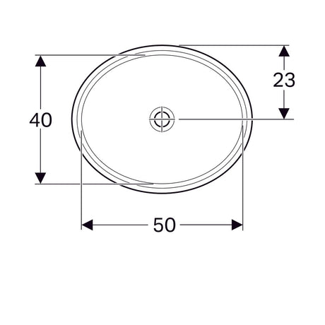 Pesuallas Geberit Variform 560x460x180 mm Tason Alle Ilman ylivuotoa - KarelianStore
