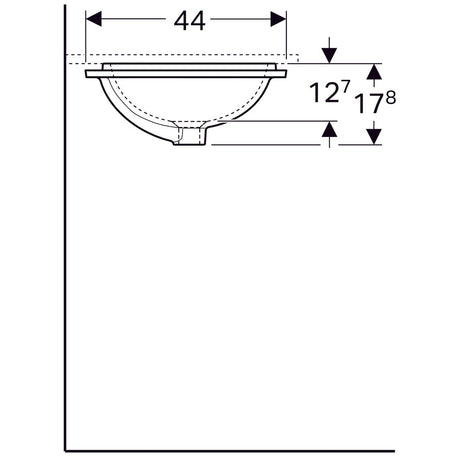 Pesuallas Geberit Variform Keratect 530x178x440 mm Tason Alle - KarelianStore