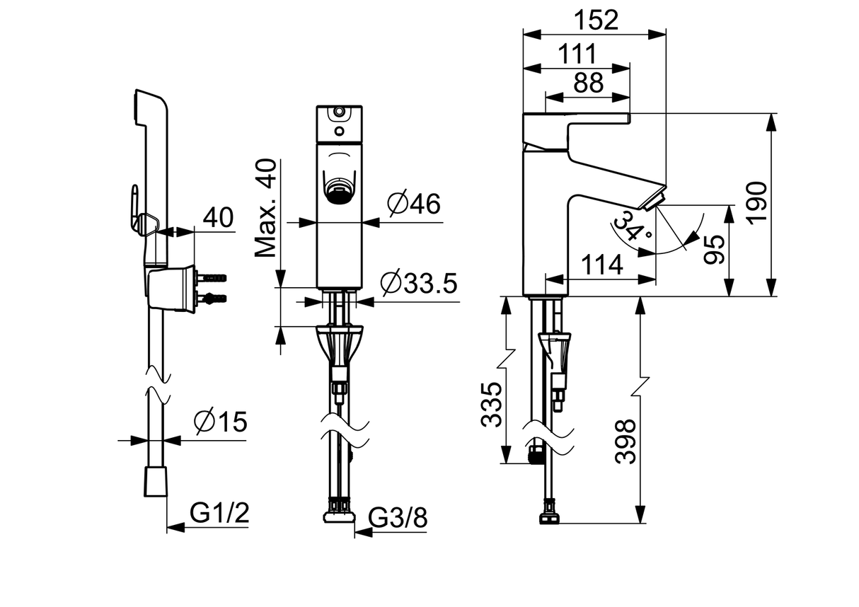 Pesuallashana Oras 2606AF Optima XL Bide - KarelianStore