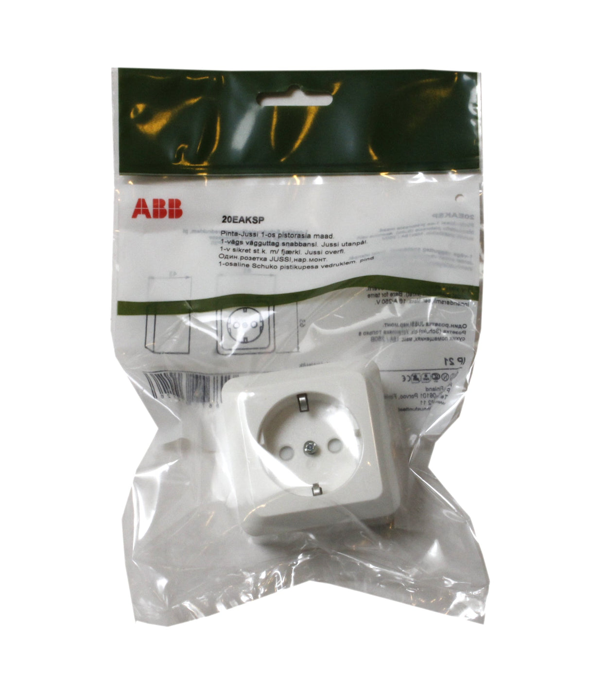 Pistorasia ABB Jussi Pinta 1 - osainen 20EAKSP 10 kpl - KarelianStore