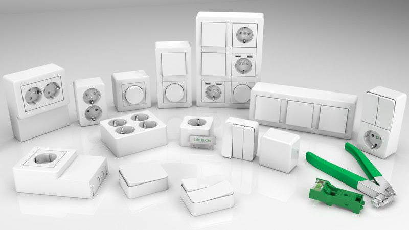 Pistorasia Schneider Electric Exxact 1 - osainen 16A IP21 PPJ Valkoinen - KarelianStore