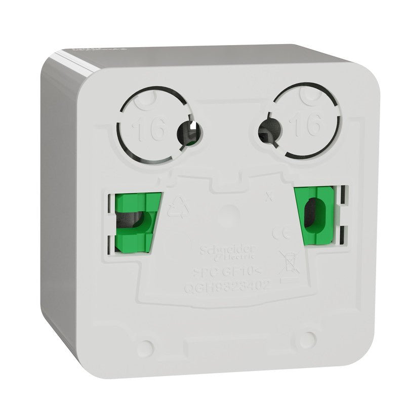 Pistorasia Schneider Electric Exxact 1 - osainen 16A IP21 PPJ Valkoinen - KarelianStore