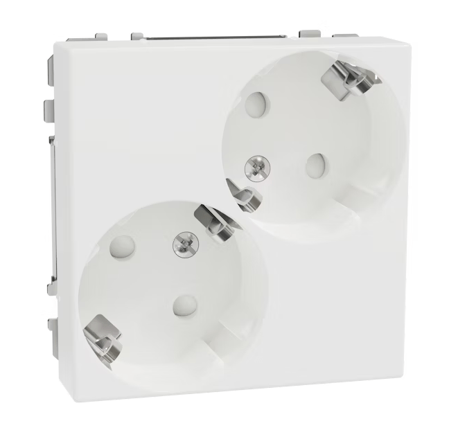 Pistorasia Schneider Electric Exxact 2S 16A IP21 1x UKJ Vino Valkoinen - KarelianStore