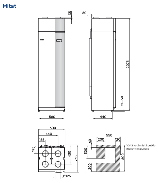 Poistoilmalämpöpumppu Nibe F470 Uusi malli - KarelianStore