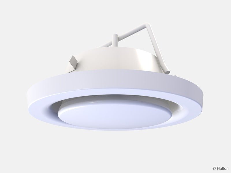 Poistoilmaventtiili Halton URH - 200 Jousikiinnitys Valkoinen - KarelianStore