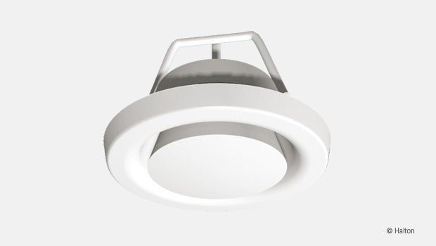 Poistoilmaventtiili Halton URH - 200 Kehyskiinnitys Valkoinen - KarelianStore