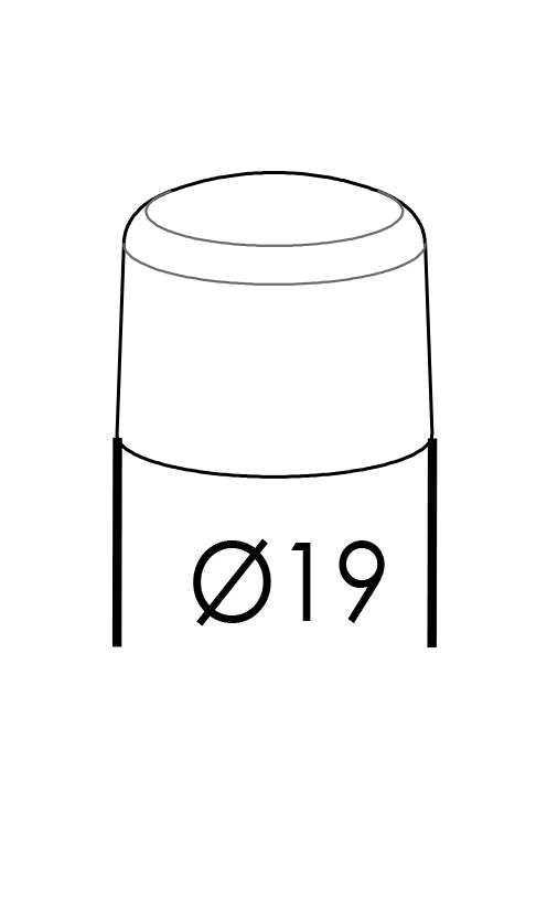 Poistoyhteen tulppa Prevex 13540 19mm 10 kpl - KarelianStore