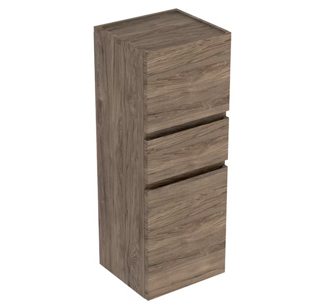 Puolikorkea Kaappi Geberit Renova Plan 390x1050x360 mm Hikkoripuu - KarelianStore