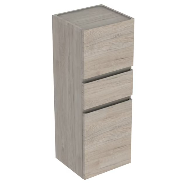 Puolikorkea Kaappi Geberit Renova Plan 390x1050x360 mm Hikkoripuu Vaalea - KarelianStore