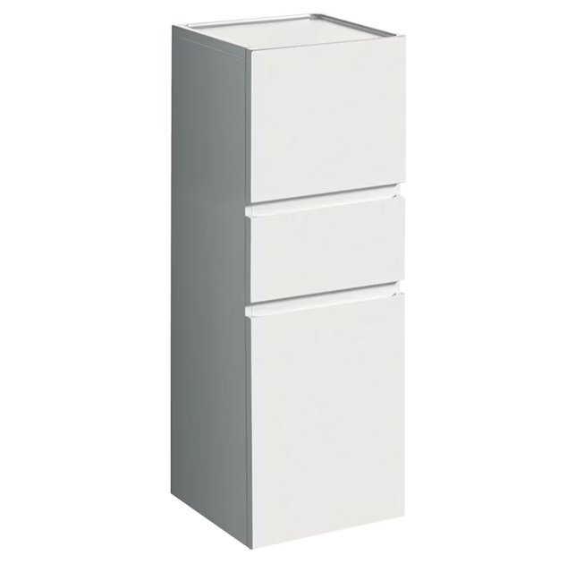 Puolikorkea Kaappi Geberit Renova Plan 390x1050x360 mm Valkoinen - KarelianStore