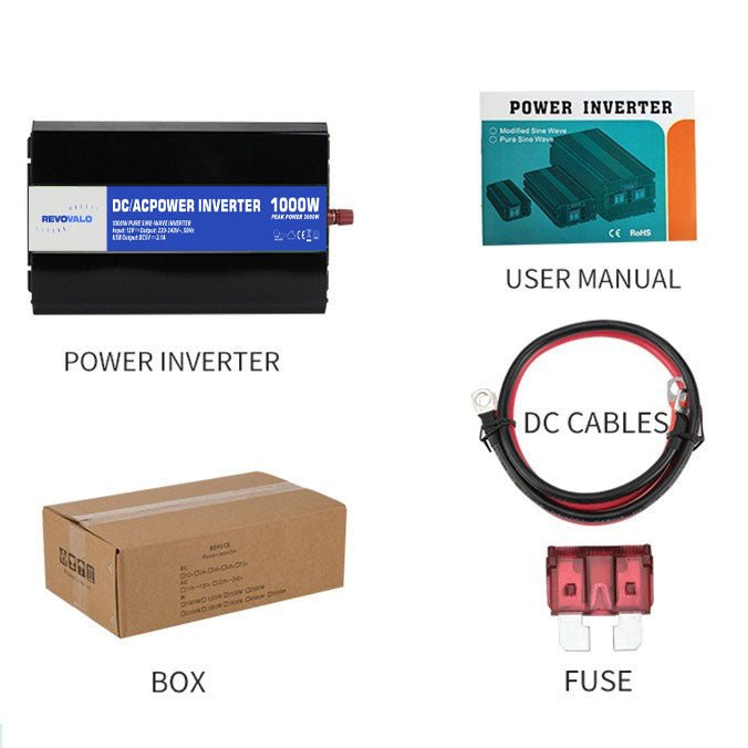 REVOVALO Invertteri 1000W 12V - KarelianStore