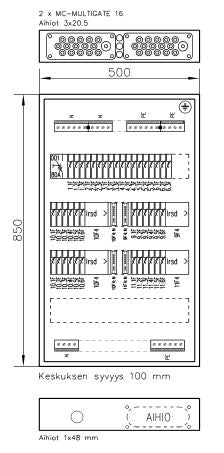 Ryhmäkeskus Utu Bulldog Fe 3842J V 50A IP30 - KarelianStore