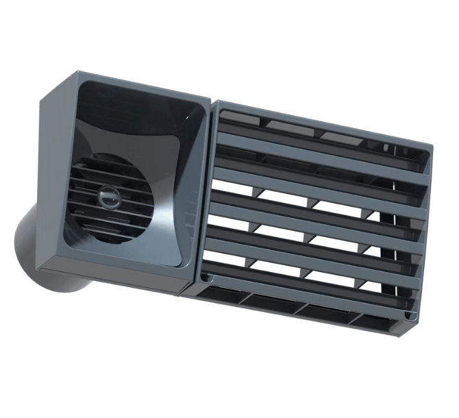 Seinäpuhalluslaatikko Vallox Vario Out/In R/L Harmaa - KarelianStore