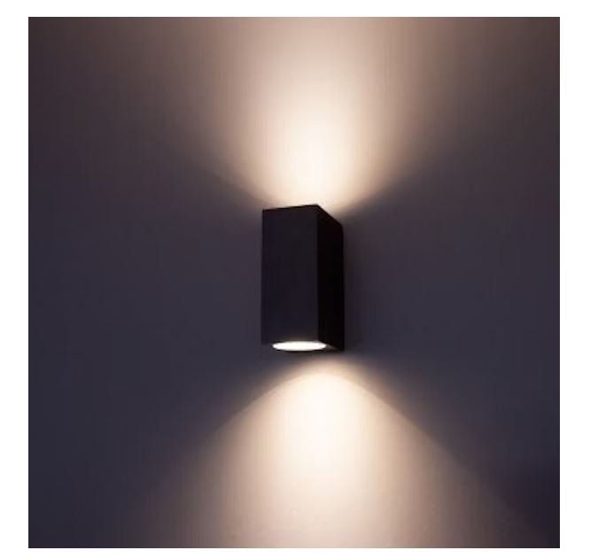 Seinävalaisin FTLight Diva 2xGU10 Musta - KarelianStore