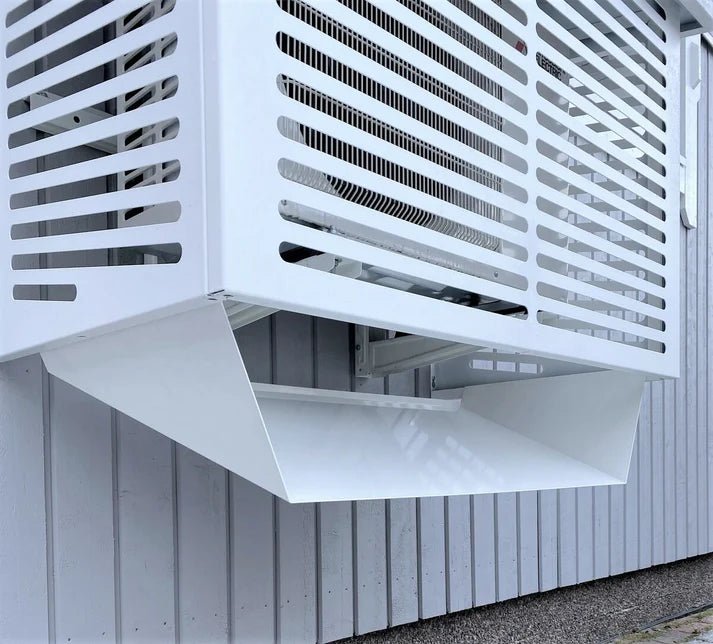 Sulatusvedenohjain ilmalämpöpumpun suojakoteloon Tummanharmaa - KarelianStore