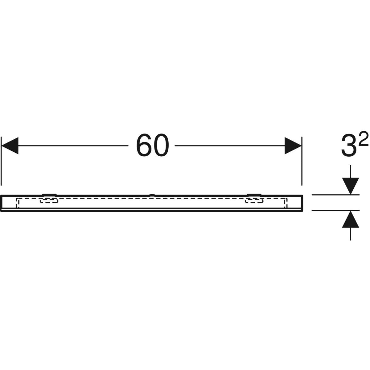 Tasopeili Geberit Option 600x650 mm - KarelianStore