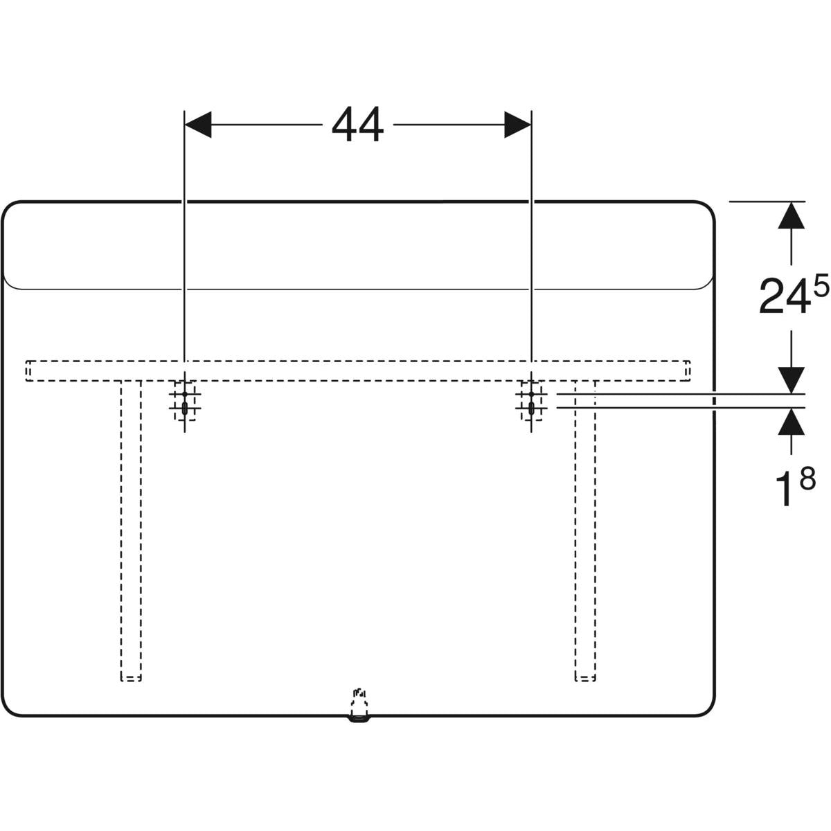 Tasopeili Geberit Option 900x650 mm - KarelianStore