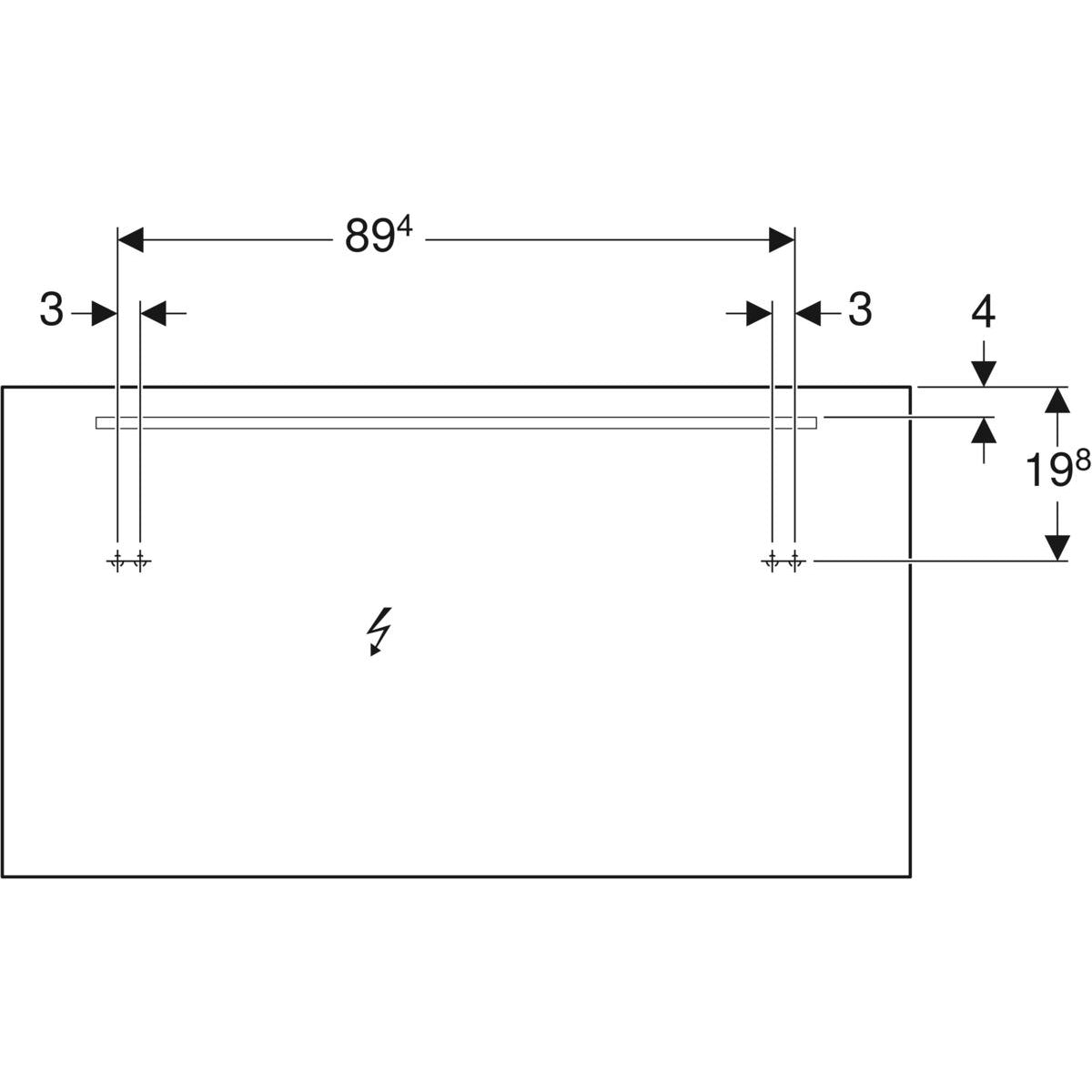 Tasopeili Geberit Option Basic 1200x650 mm - KarelianStore