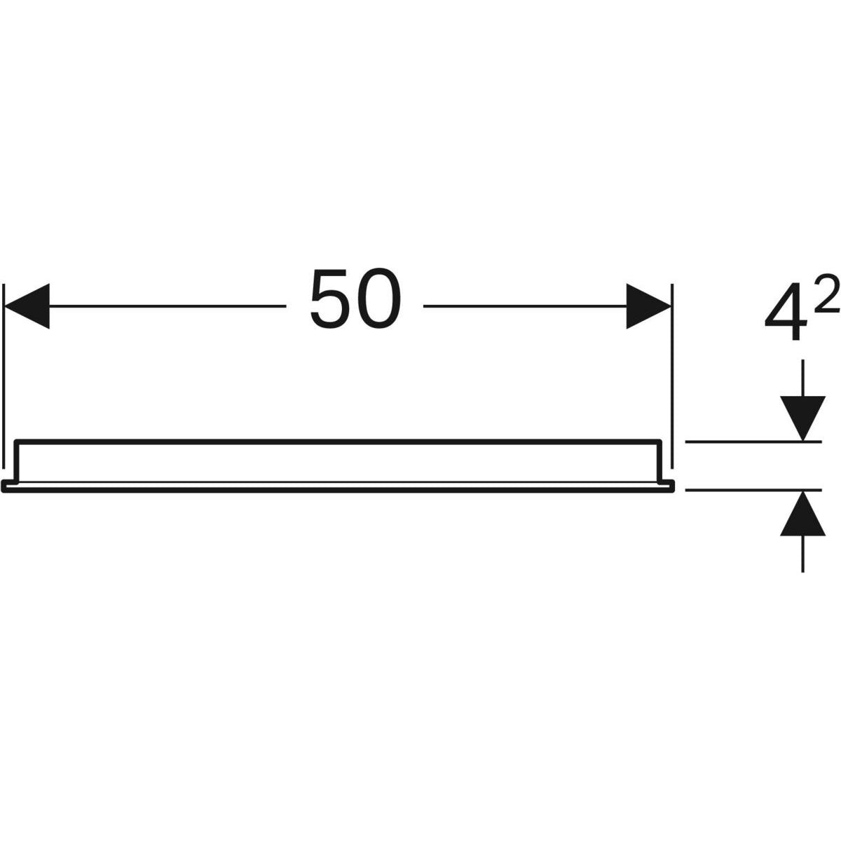 Tasopeili Geberit Option Basic 500x650 mm - KarelianStore