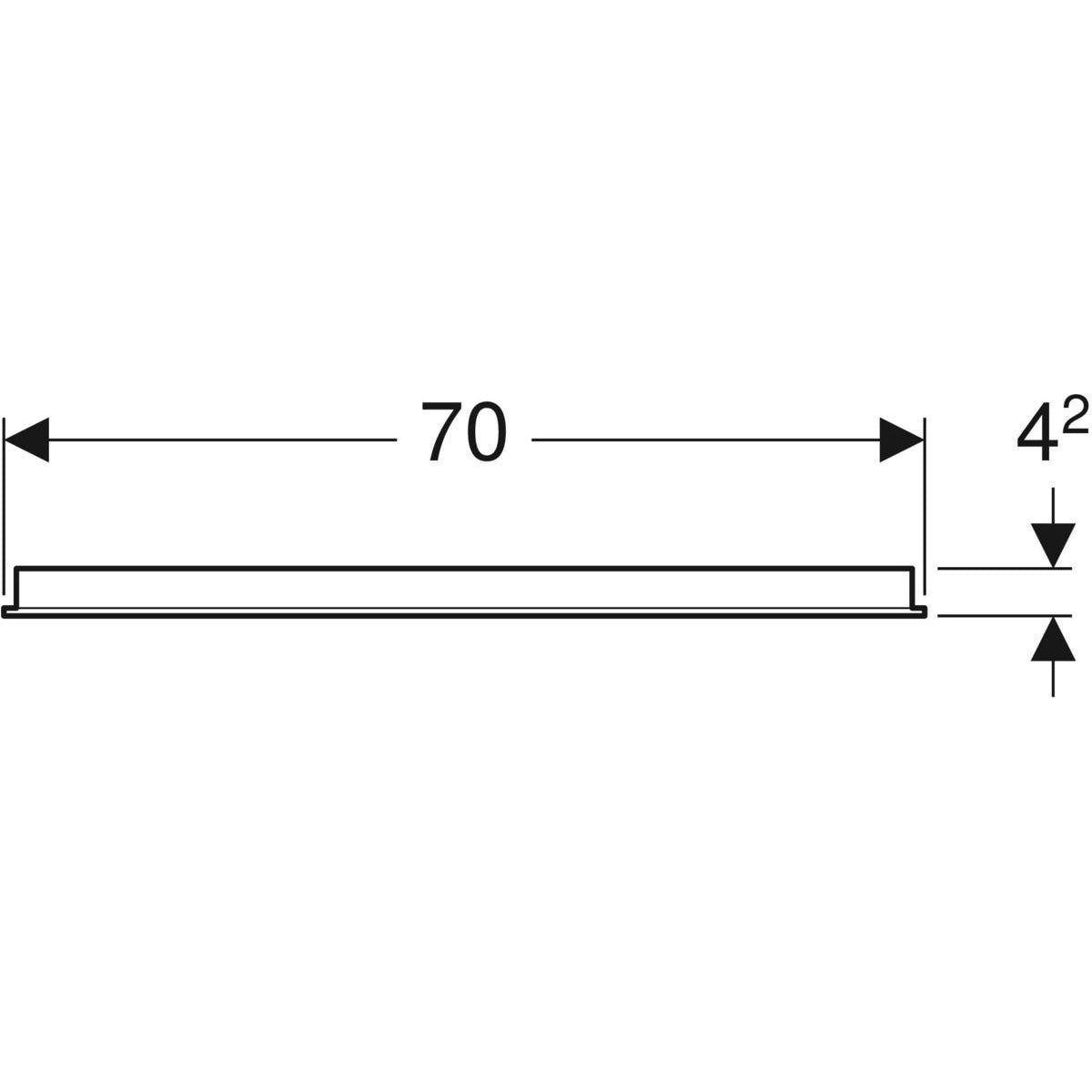 Tasopeili Geberit Option Basic 700x650 mm - KarelianStore
