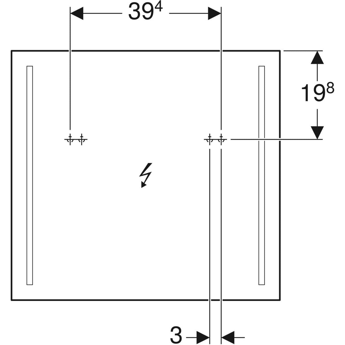 Tasopeili Geberit Option Basic 700x650 mm - KarelianStore