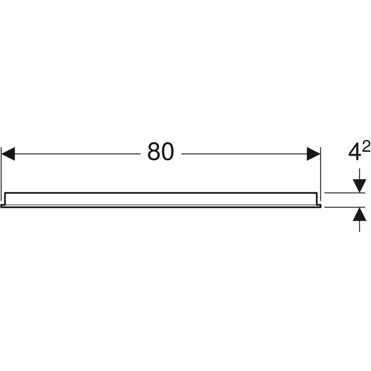 Tasopeili Geberit Option Basic 800x650 mm - KarelianStore