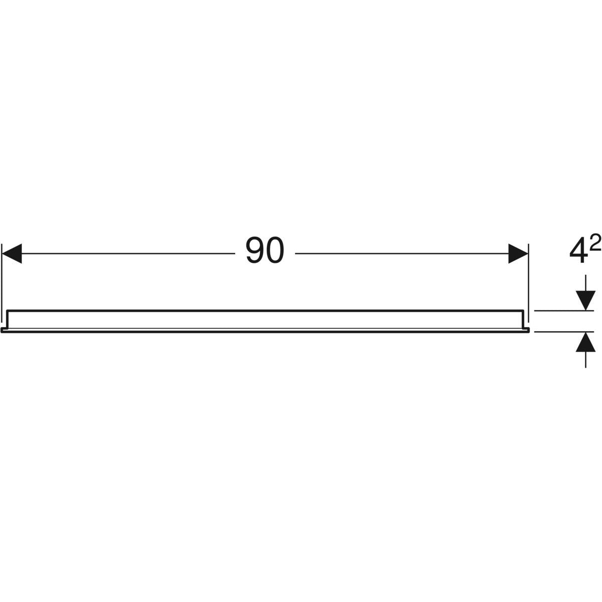 Tasopeili Geberit Option Basic 900x650 mm - KarelianStore