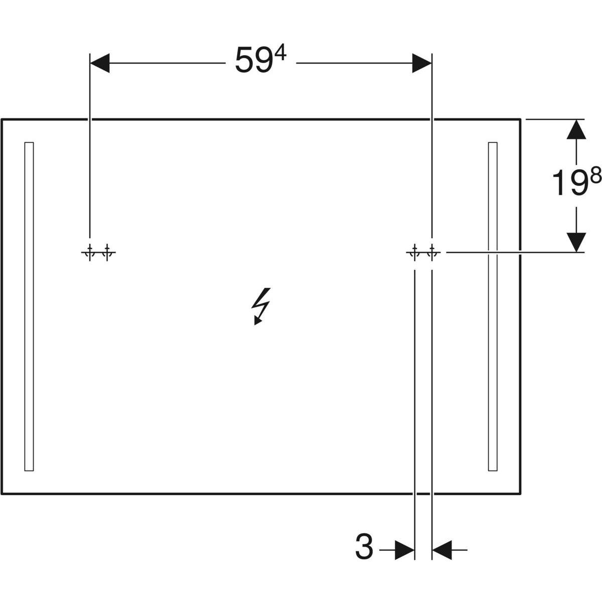 Tasopeili Geberit Option Basic 900x650 mm - KarelianStore