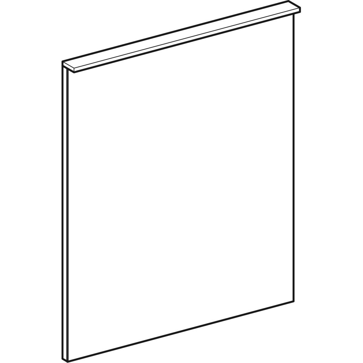 Tasopeili Geberit Xeno2 600x710 mm - KarelianStore